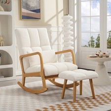 HOMCOM Schaukelstuhl mit