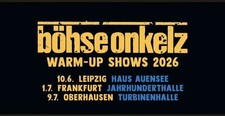 Böhse onkelz warm show - onkelz, warm-up