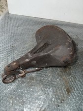 Fahrradsattel Vorkrieg Truppenrad Leder Sattel Oldtimer Fahrradteile