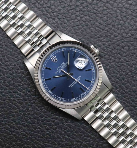 Rolex datejust 16234 blue dial - rolex,