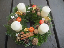 Adventskranz  Weihnachtskranz
