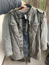 Diesel Kakhi, Trenchcoat, gefüttert, Gr. S, weich Baumwolle