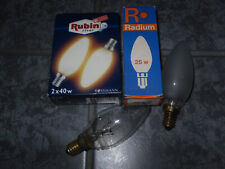 5 Glühbirnen Kerzenform E14 ? 4 * 40 W, 1 * 25 W