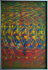 Jozsef Toth *1944: Rotationen Energie BMW-Lack-Gemälde 94 x 64 Dynamik Wellen