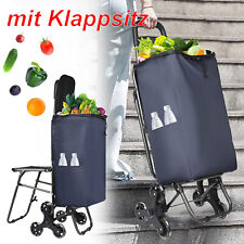 Einkaufstrolley klappbar Einkaufsroller Einkaufswagen Handwagen Treppensteiger