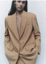 ZARA Damen Oversize Blazer Gr