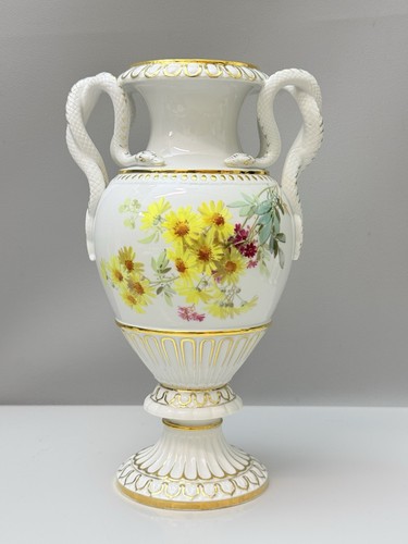 Meissen schlangenhenkelvase - meissen,