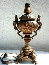 Figürlicher Massive Tischlampe Figur große Tischleuchte Lampenfuß ca. 9,3 KG