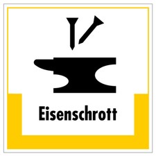 Aufkleber abfallkennzeichnung - aufkleber,