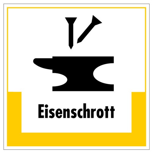 Aufkleber abfallkennzeichnung - aufkleber,