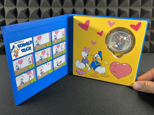 Silbermünze disney donald - disney™,