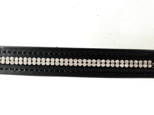 Stirnriemen glitzer leder - stirnriemen, /