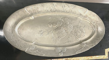 Vintage große ovale Platte