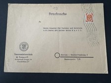 Bund Mi 126 Brief Drucksache