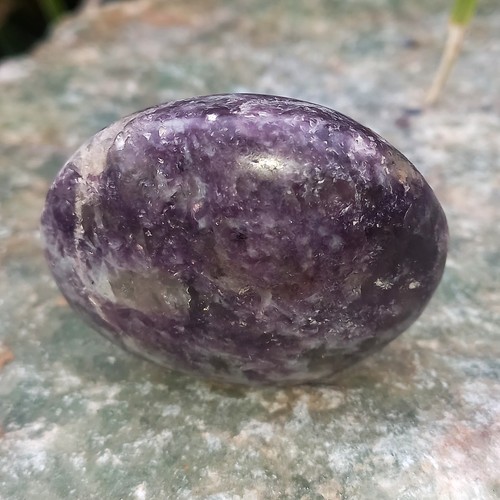 Lepidolith scheibe lepidolite - lepidolith,