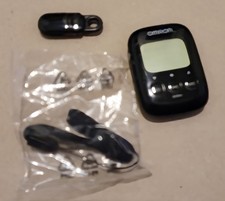 OMRON Walking Style IV Schrittzzähler, schwarz, 3D Sensor für genaue Messung