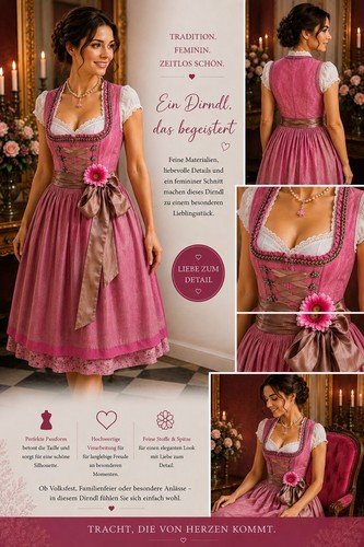 Krüger dirndl pink 42 - krüger,