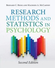 Research Methods and Statistics in Psychology Bernard C. Beins (u. a.) Buch 2019
