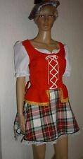 Karneval Schottin Highlanderin Kleid + Zubehör Deiters Größe 36