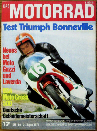 Das motorrad triumph - 17/71,