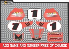 Honda QR50 Ersatz Grafik Full
