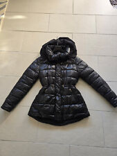 AMISU Damen Winter-Wendejacke Gr. 40 schwarz, Kapuze hoher Kragen warm Tailliert