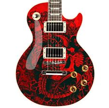 Gitarre, Bass, Akustik Skin Wrap laminierter Vinyl-Aufkleber Sticker Death Me...