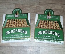 2x UNDERBERG Streichhölzer - Zündhölzer - Kräuterschnaps - unbenutzt!