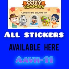 ALLE 4 STERNE 5 STERNE 6 STERNE STICKER VERFÜGBAR :-MONO_POLY_GO (SUMMER ESCAPE ALBUM)