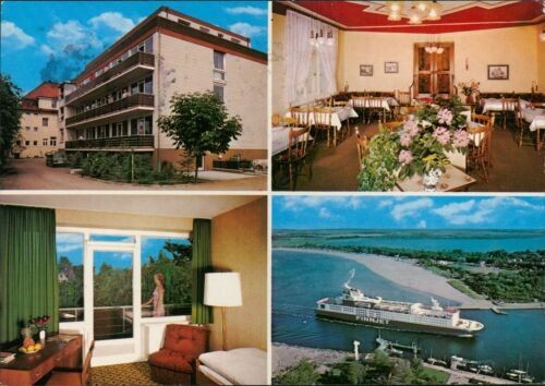 Ansichtskarte kurhotel - ansichtskarte,