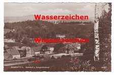 AK Jonsdorf, Kreis Zittau,Bahnhof u. Kriegerdenkmal