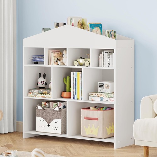 Kinder bücherregal hausform - kinder,