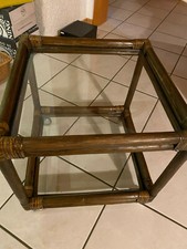 orig. PIERANTONIO BONACINA - leichter hochwertiger Rattantisch - Made in Italy