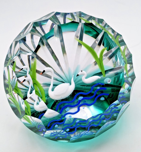 Caithness glas briefbeschwerer - glas,