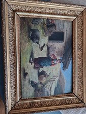 Gemälde Öl auf Holz 33x26 cm