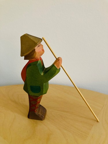 Vintage ostheimer holzfigur - vintage,
