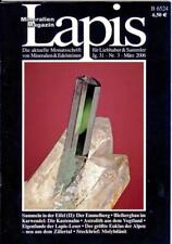 Mineralien Lapis Heft 3 Mär 2006 Emmelberg Rauris Euklas Zillertal Vogtland Blei