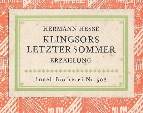 Insel bücherei 502 - insel-bücherei,