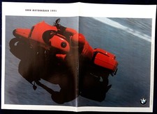 BMW Motorrad K Serie und Boxer, R 80, K 75, K1 Prospekt / Poster 1991 16 Seiten