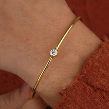 1 kt Armband Armreif Gelbgold