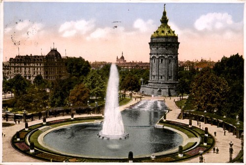 Mannheim wasserturm - mannheim,,