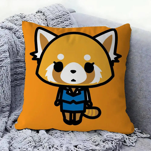 Cartoon kissenbezug aggretsuko - cartoon,