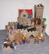 6000 Playmobil Grosse Ritterburg zu knights castle 6001 4865 Ritter Kanonen*VCVC