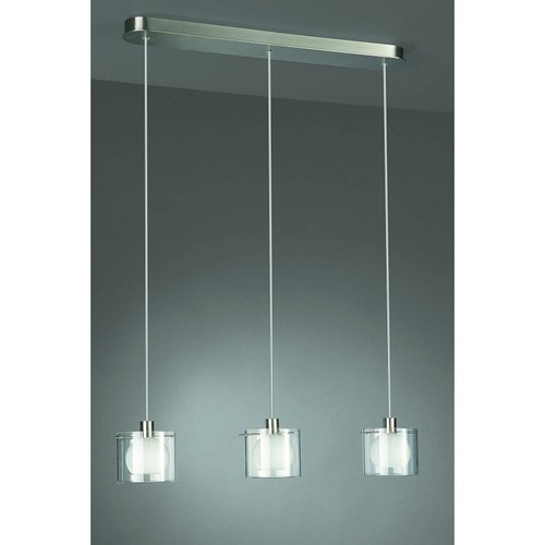 Pendelleuchte glas silber - pendelleuchte, 3