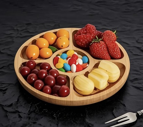 Bambus snack platte - bambus, snack-platte