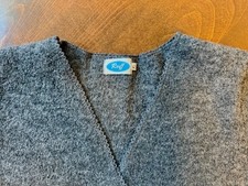 Reiff Pullover grau XL, Krepp-Pulli, merino, Schurwolle