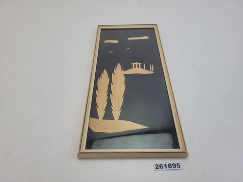 Strohbild bild deko - strohbild, handarbeit