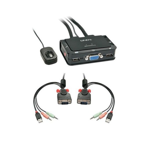 Lindy vga kvm switch compact - vga,