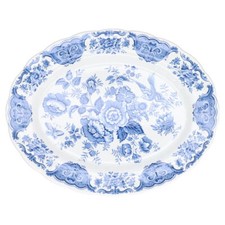 Fleischplatte mittelgroß Ridgway Windsor blau