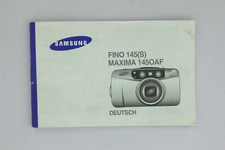 Bedienungsanleitung Samsung Fino 145 (S) Maxima 1450 AF (11050948)